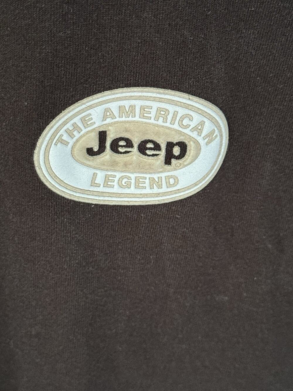 Jeep Embroidered T-Shirt Men's XL Black American Legend Cotton Short Sleeve